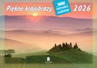 Kalendarz 2026 rodzinny Piękne krajobrazy. Wydawca: Lucrum. Dobreksiazki.pl Opakowanie Kalendarz 2026 rodzinny Piękne krajobrazy