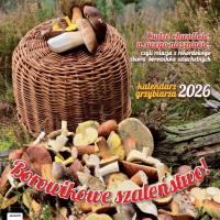 Kalendarz 2026 ścienny albumowy 30x30cm Grzybiarza. Wydawca: AVANTI. Dobreksiazki.pl Opakowanie Kalendarz 2026 ścienny albumowy 30x30cm Grzybiarza