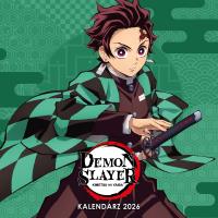 Kalendarz 2026 ścienny Demon Slayer. Wydawca: Studio JG kalendarze. Dobreksiazki.pl Opakowanie Kalendarz 2026 ścienny Demon Slayer