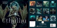 Opakowanie Kalendarz 2026 ścienny kwadrat Cthulhu