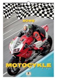 Kalendarz 2026 ścienny motocykle. Wydawca: Pan Kalendarzyk. Dobreksiazki.pl Opakowanie Kalendarz 2026 ścienny motocykle
