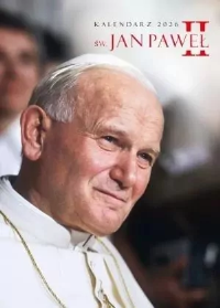 Kalendarz 2026 ścienny wieloplanszowy Święty JP II. Wydawca: Wydawnictwo Diecezjalne i Drukarnia w Sandomierzu. Dobreksiazki.pl Opakowanie Kalendarz 2026 ścienny wieloplanszowy Święty JP II