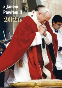 Kalendarz 2026 ścienny z Janem Pawłem II. Wydawca: Wydawnictwo Diecezjalne i Drukarnia w Sandomierzu. Dobreksiazki.pl Opakowanie Kalendarz 2026 ścienny z Janem Pawłem II