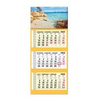 Opakowanie Kalendarz 2026 trójdzielny LUX główka wypukła Sardynia