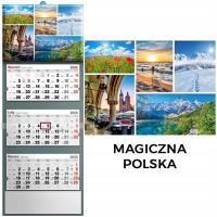 Kalendarz 2026 trójdzielny Magiczna Polska. Wydawca: Evena. Dobreksiazki.pl Opakowanie Kalendarz 2026 trójdzielny Magiczna Polska