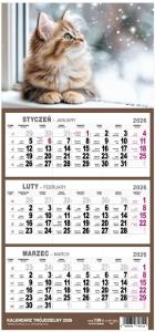 Kalendarz 2026 Trójdzielny Mały MIX. Wydawca: O-press. Dobreksiazki.pl Opakowanie Kalendarz 2026 Trójdzielny Mały MIX