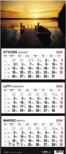 Opakowanie Kalendarz 2026 trójdzielny MIX