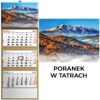 Kalendarz 2026 trójdzielny Poranek w Tatrach. Wydawca: Evena. Dobreksiazki.pl Opakowanie Kalendarz 2026 trójdzielny Poranek w Tatrach