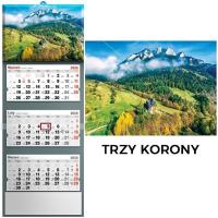 Kalendarz 2026 trójdzielny Trzy Korony. Wydawca: Evena. Dobreksiazki.pl Opakowanie Kalendarz 2026 trójdzielny Trzy Korony