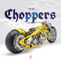 Kalendarz 2026 wieloplanszowy 33x33cm Choppers. Wydawca: Artsezon. Dobreksiazki.pl Opakowanie Kalendarz 2026 wieloplanszowy 33x33cm Choppers