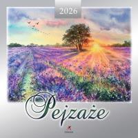 Kalendarz 2026 wieloplanszowy 33x33cm Pejzaże. Wydawca: Artsezon. Dobreksiazki.pl Opakowanie Kalendarz 2026 wieloplanszowy 33x33cm Pejzaże