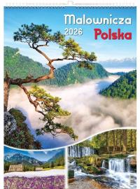 Kalendarz 2026 wieloplanszowy malownicza Polska. Wydawca: Evena. Dobreksiazki.pl Opakowanie Kalendarz 2026 wieloplanszowy malownicza Polska