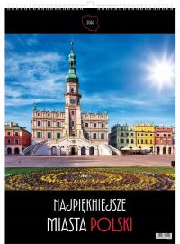 Kalendarz 2026 wieloplanszowy miasta polski. Wydawca: Evena. Dobreksiazki.pl Opakowanie Kalendarz 2026 wieloplanszowy miasta polski