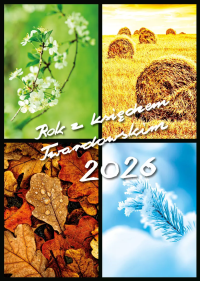 Kalendarz 2026 z księdzem Twardowskim - Pory roku. Wydawca: Wydawnictwo Diecezjalne i Drukarnia w Sandomierzu. Dobreksiazki.pl Opakowanie Kalendarz 2026 z księdzem Twardowskim - Pory roku