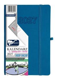 Opakowanie Kalendarz 2027 12 m-cy. Hip hop A5 tygodniowy atramentowy