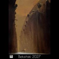 Okładka książki Kalendarz 2027 Beksiński A4 wzór 4