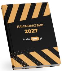 Okładka książki Kalendarz 2027 BHP