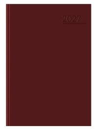 Opakowanie Kalendarz 2027 dzienny A5 basic bordowy TOP2000