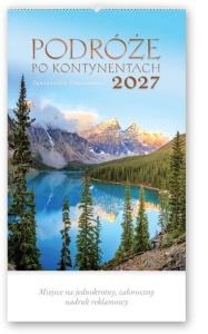 Opakowanie Kalendarz 2027 reklamowy Podróże po kontynentach
