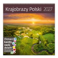 Opakowanie Kalendarz 2027 ścienny 30x30cm Krajobrazy... HELMA