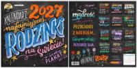 Opakowanie Kalendarz 2027 ścienny Classic Q Tablica rodzinki