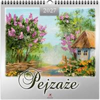 Opakowanie Kalendarz 2027 wieloplanszowy 33x33cm Pejzaże