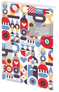 Opakowanie Kalendarz akad. 2026/2027 A5 tyg. PCV Mozaika