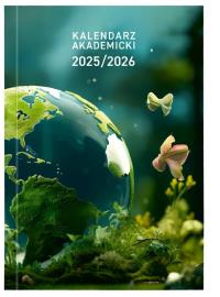 Kalendarz akademicki 2025/2026 A5 tyg. PCV Eko. Wydawca: Wokół nas. Dobreksiazki.pl Opakowanie Kalendarz akademicki 2025/2026 A5 tyg. PCV Eko