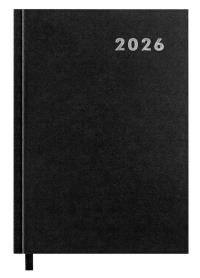 Kalendarz książkowy 2026 A5 czarny EASY. Wydawca: Easy Stationery. Dobreksiazki.pl Opakowanie Kalendarz książkowy 2026 A5 czarny EASY