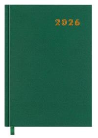Kalendarz książkowy 2026 A5 zielony EASY. Wydawca: Easy Stationery. Dobreksiazki.pl Opakowanie Kalendarz książkowy 2026 A5 zielony EASY