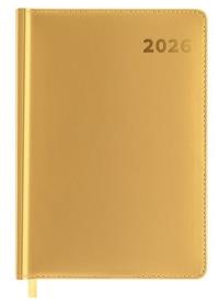Kalendarz książkowy 2026 A5 złoty EASY. Wydawca: Easy Stationery. Dobreksiazki.pl Opakowanie Kalendarz książkowy 2026 A5 złoty EASY