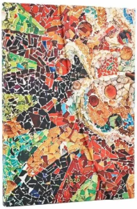 Kalendarz książkowy midi 2026 Gaudi's Sun. Wydawca: Paperblanks. Dobreksiazki.pl Opakowanie Kalendarz książkowy midi 2026 Gaudi's Sun
