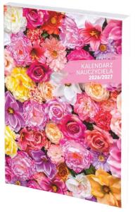 Opakowanie Kalendarz naucz. A5 tyg. PCV Kwiaty