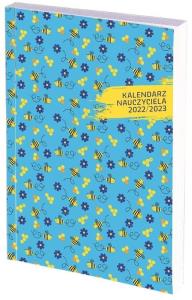 Kalendarz nauczyciela 2022/23 B6 tyg. PCV Pszczoły. Wydawca: Wokół nas. Dobreksiazki.pl Opakowanie Kalendarz nauczyciela 2022/23 B6 tyg. PCV Pszczoły
