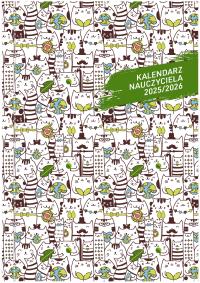 Kalendarz nauczyciela 2025/2026 B5 tyg. PCV Koty. Wydawca: Wokół nas. Dobreksiazki.pl Opakowanie Kalendarz nauczyciela 2025/2026 B5 tyg. PCV Koty