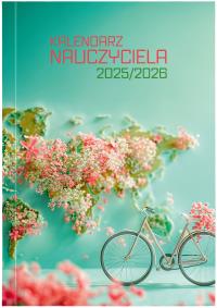 Kalendarz nauczyciela 2025/2026 B5 tyg. PCV Rower. Wydawca: Wokół nas. Dobreksiazki.pl Opakowanie Kalendarz nauczyciela 2025/2026 B5 tyg. PCV Rower