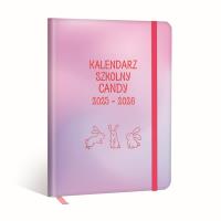 Kalendarz szkolny Candy 2025/26. Wydawca: KALPOL.BIS kalendarze. Dobreksiazki.pl Opakowanie Kalendarz szkolny Candy 2025/26