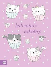 Kalendarz szkolny. Kotki. Autor: Opracowanie zbiorowe. Dobreksiazki.pl Okładka książki Kalendarz szkolny. Kotki