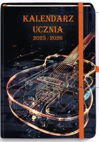Kalendarz Ucznia 2025/2026 A5 TNS Gitara. Autor: -. Dobreksiazki.pl Okładka książki Kalendarz Ucznia 2025/2026 A5 TNS Gitara