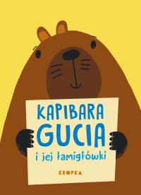 Okładka książki Kapibara Gucia i jej łamigłówki
