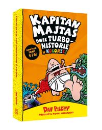 Kapitan Majtas. Dwie turbohistorie w kolorze (Tomy 5 i 6). Autor: Dav Pilkey. Dobreksiazki.pl Okładka książki Kapitan Majtas. Dwie turbohistorie w kolorze (Tomy 5 i 6)