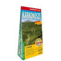 Karkonosze; laminowana mapa turystyczna 1:30 000. Autor: Opracowanie zbiorowe. Dobreksiazki.pl Okładka książki Karkonosze; laminowana mapa turystyczna 1:30 000
