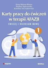 Okładka książki Karty pracy do ćwiczeń w terapii afazji cz.1