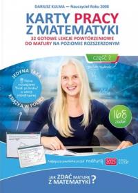 Karty pracy z matematyki poziom rozszerzony wyd. 2025. Autor: Kulma Dariusz. Dobreksiazki.pl Okładka książki Karty pracy z matematyki poziom rozszerzony wyd. 2025