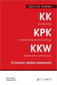 Kodeks karny. Kodeks postępowania karnego. Kodeks karny wykonawczy. 15 innych aktów prawnych. Autor: Opracowanie zbiorowe. Dobreksiazki.pl Okładka książki Kodeks karny. Kodeks postępowania karnego. Kodeks karny wykonawczy. 15 innych aktów prawnych