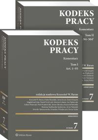 Kodeks pracy Komentarz Tom 1-2. Autor: Opracowanie zbiorowe. Dobreksiazki.pl Okładka książki Kodeks pracy Komentarz Tom 1-2