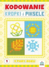 Kodowanie kropki i piksele cz.1. Autor: Zając Justyna. Dobreksiazki.pl Okładka książki Kodowanie kropki i piksele cz.1