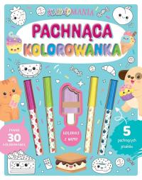 Koloromania. Pachnąca kolorowanka. Autor: Praca zbiorowa. Dobreksiazki.pl Okładka książki Koloromania. Pachnąca kolorowanka