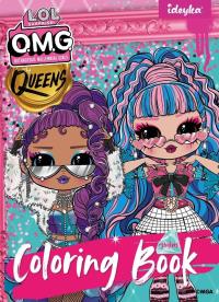 Kolorowanie z naklejkami L.O.L O.M.G. Queens. Wydawca: Ideyka. Dobreksiazki.pl Opakowanie Kolorowanie z naklejkami L.O.L O.M.G. Queens