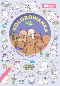 Kolorowanka A5 Kapibara HAPPY COLOR. Wydawca: GDD. Dobreksiazki.pl Opakowanie Kolorowanka A5 Kapibara HAPPY COLOR